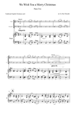 We Wish You a Merry Christmas - Piano Trio