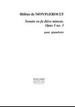 Sonata in f sharp minor, Opus 5, no, 3