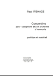 Concertino for alto saxophone and concert band
