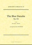 The Blue Danube - Piano Trio