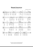 Blessed Assurance (Key of C Major)