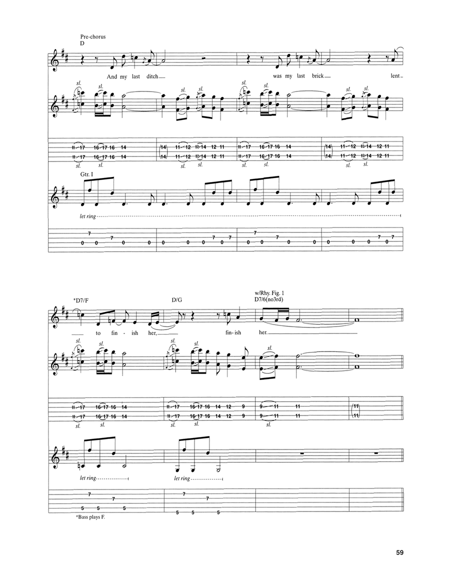 Like Suicide Like Suicide Guitar Tablature scores gallery preview page 3
