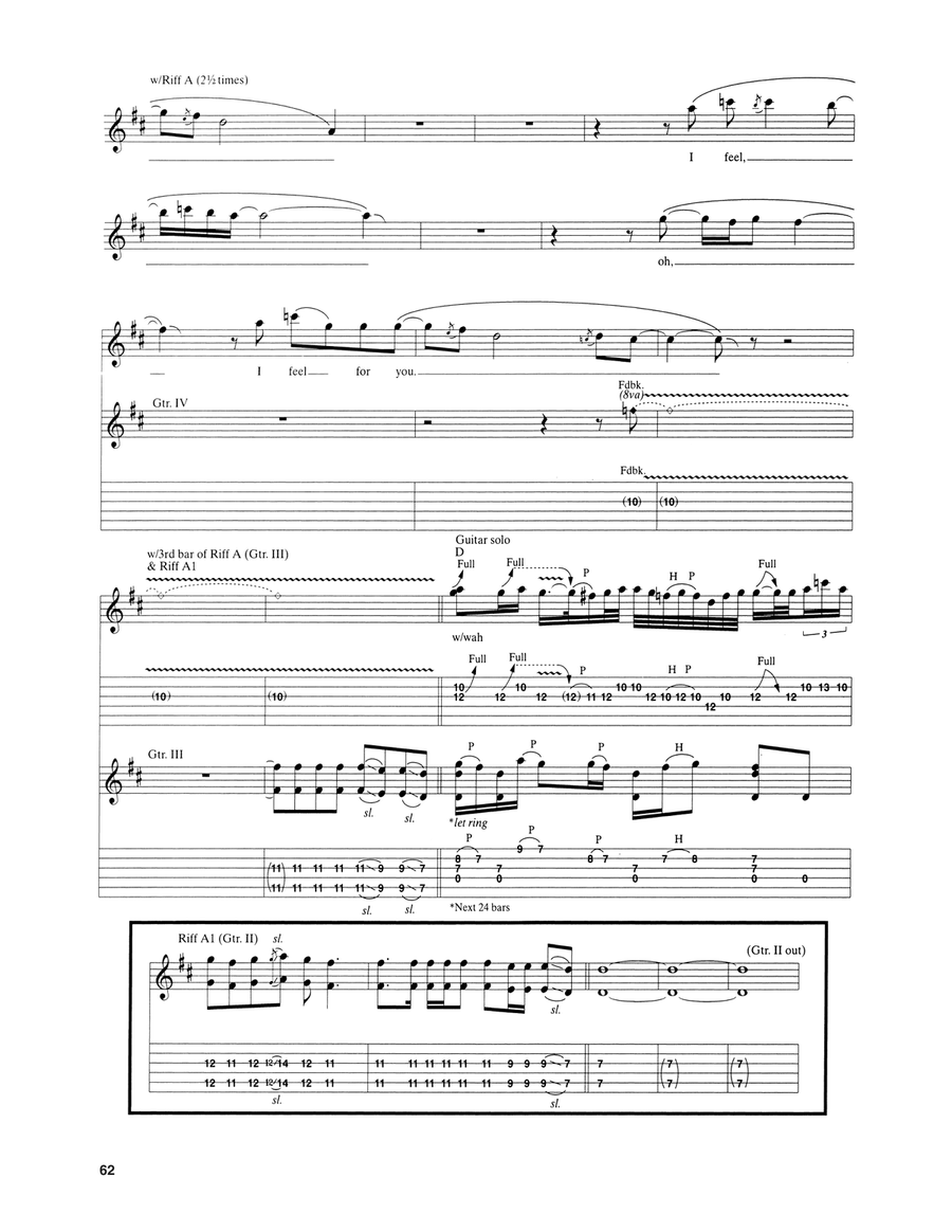 Like Suicide Like Suicide Guitar Tablature scores gallery preview page 6