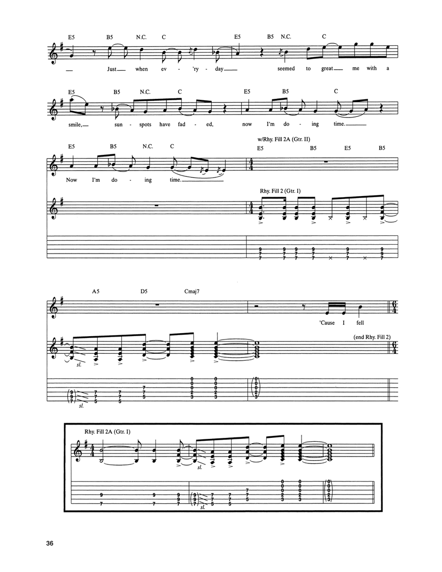 Fell On Black Days Fell On Black Days Acoustic Guitar scores gallery preview page 2