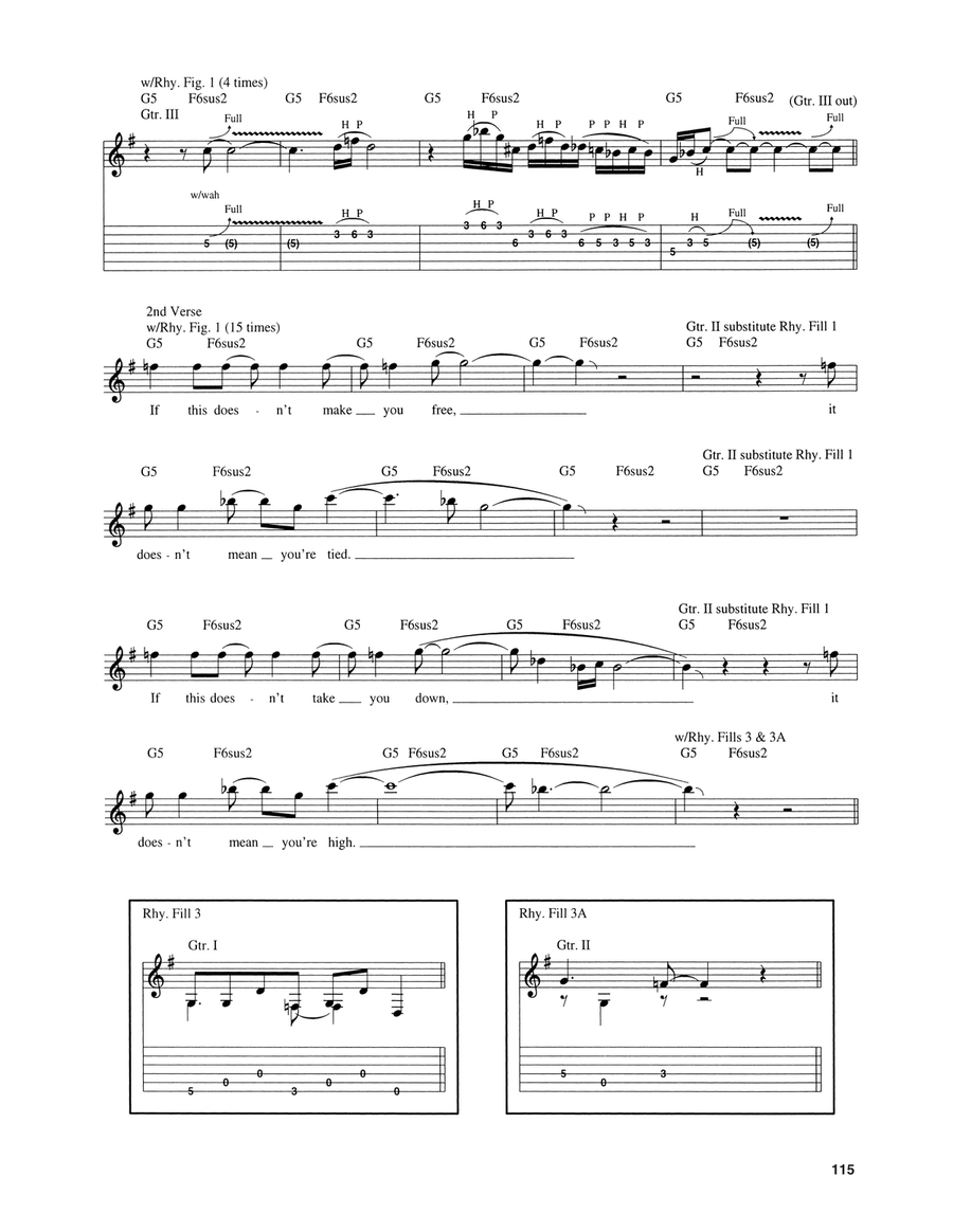 Superunknown Superunknown Guitar Tablature scores gallery preview page 5