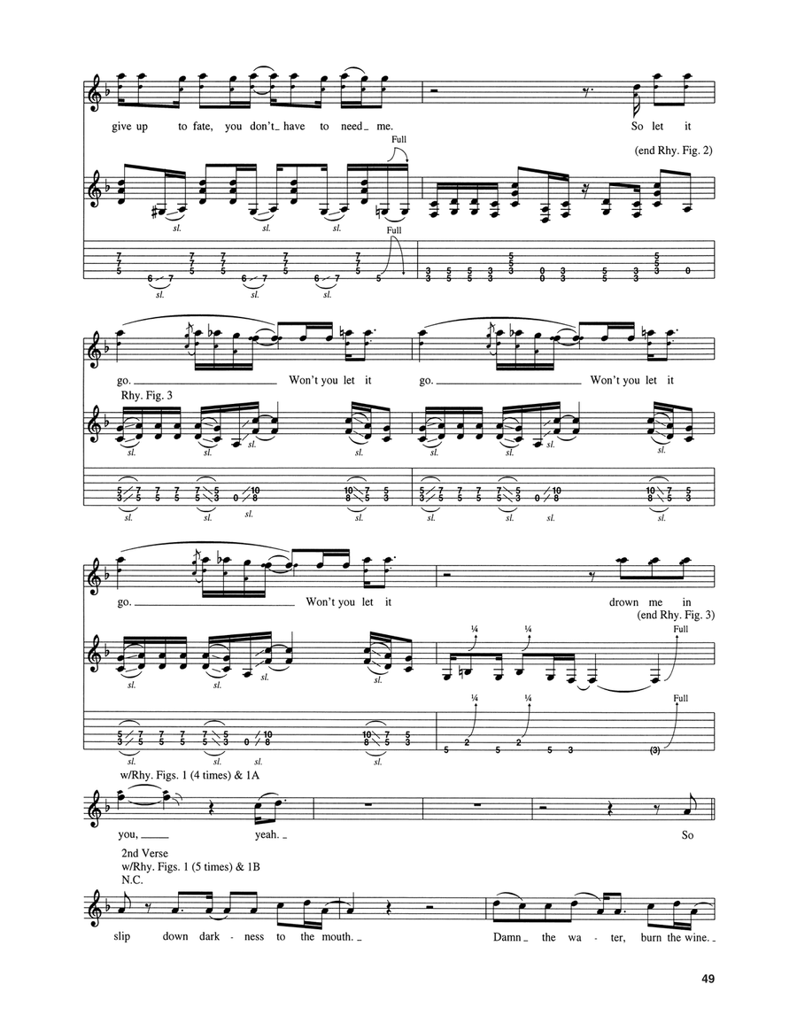 Let Me Drown Let Me Drown Guitar Tablature scores gallery preview page 3