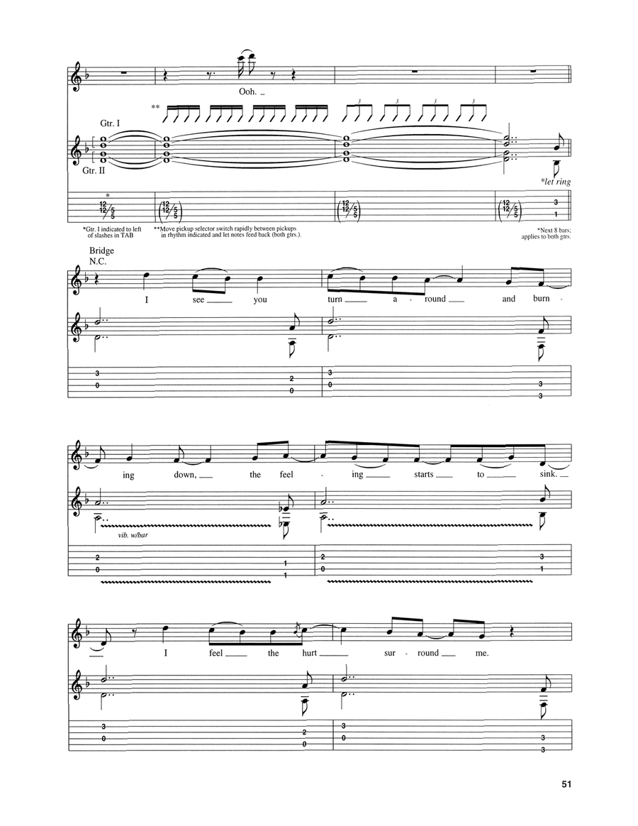 Let Me Drown Let Me Drown Guitar Tablature scores gallery preview page 5