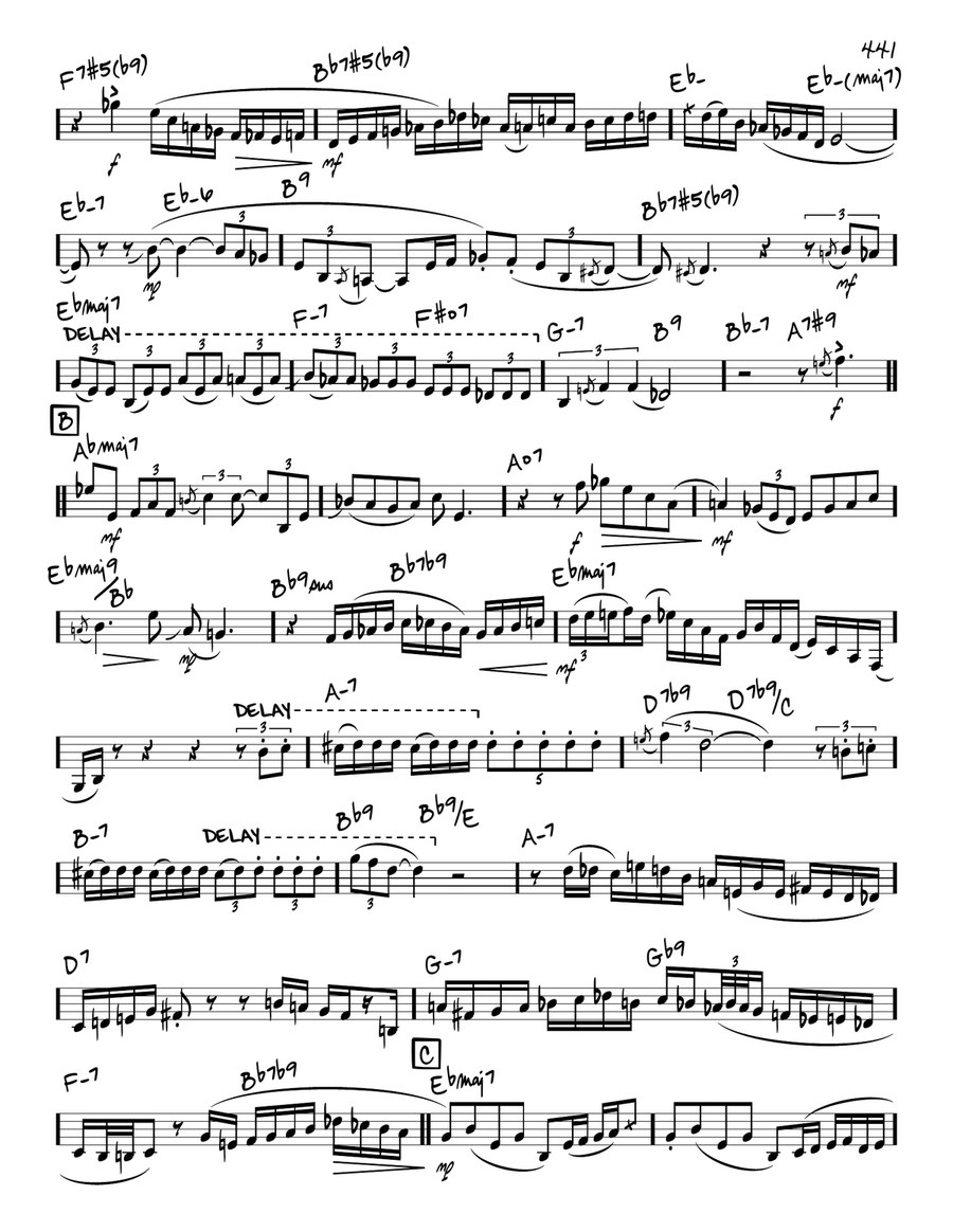 You Go To My Head (solo only) Piano scores gallery preview page 2