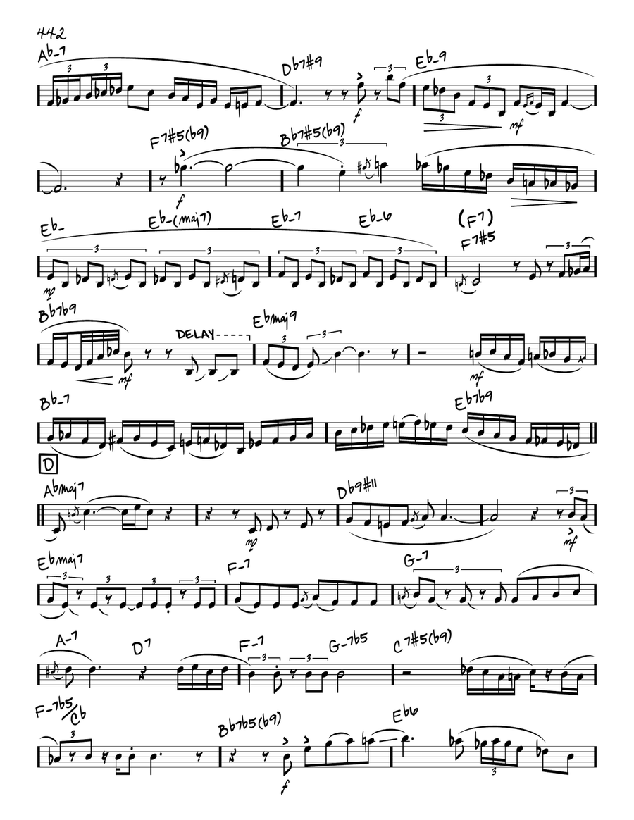 You Go To My Head (solo only) Piano scores gallery preview page 3