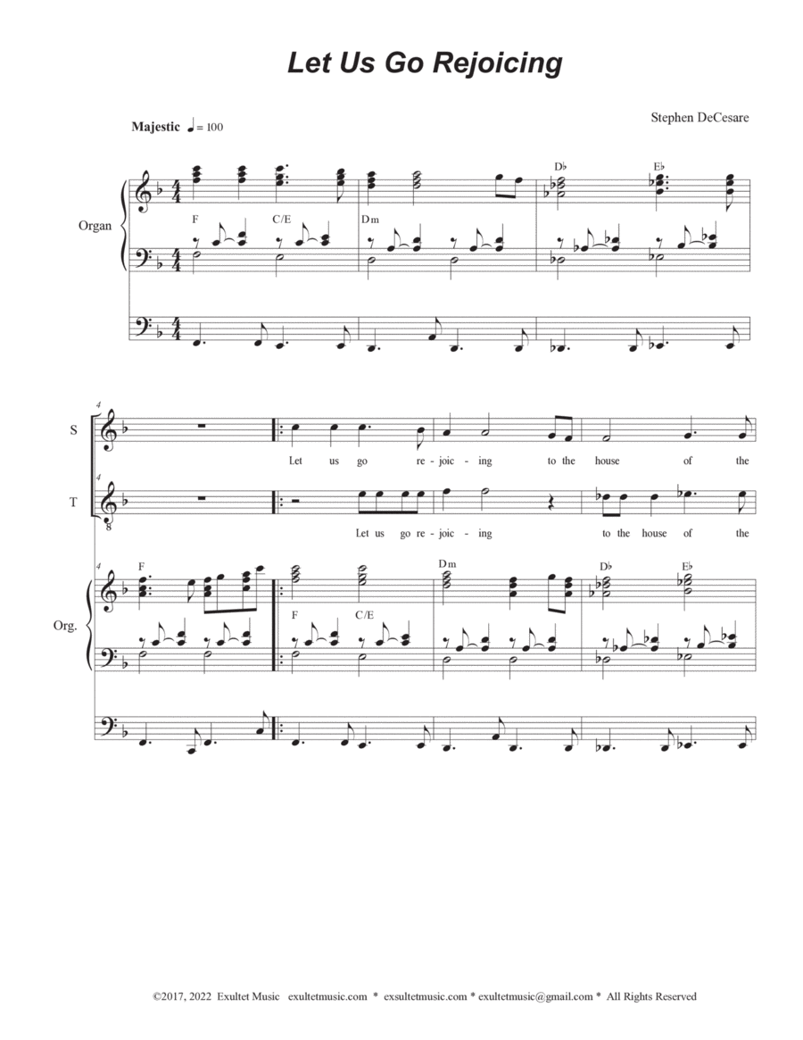 Psalms for the Advent and Christmas Seasons (Duet for Soprano and Tenor solo) (Year A) Tenor Voice scores gallery preview page 1