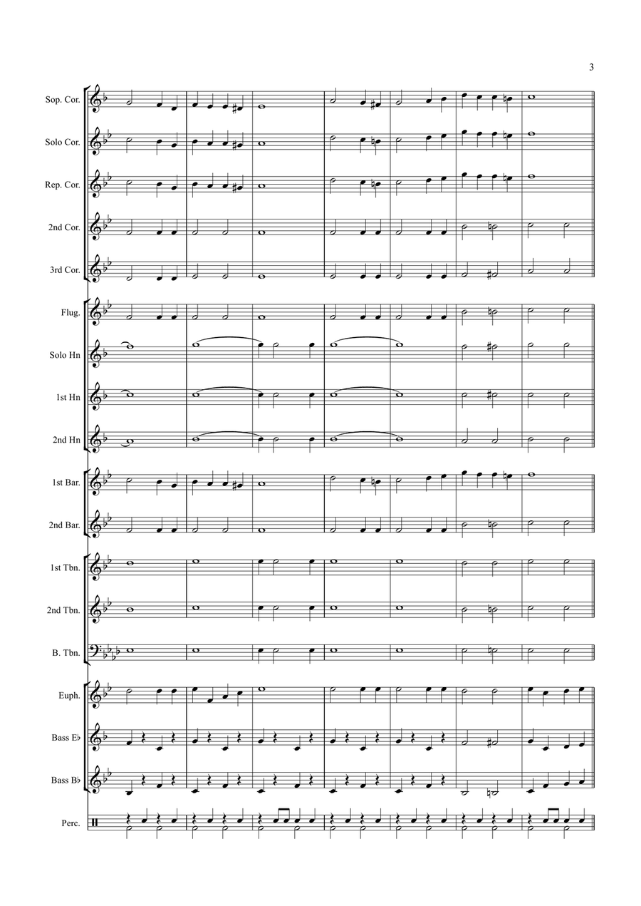 Dad's Army Brass Band scores gallery preview page 3