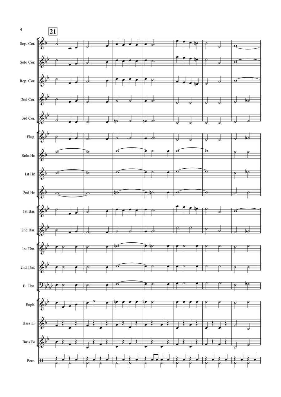 Dad's Army Brass Band scores gallery preview page 4