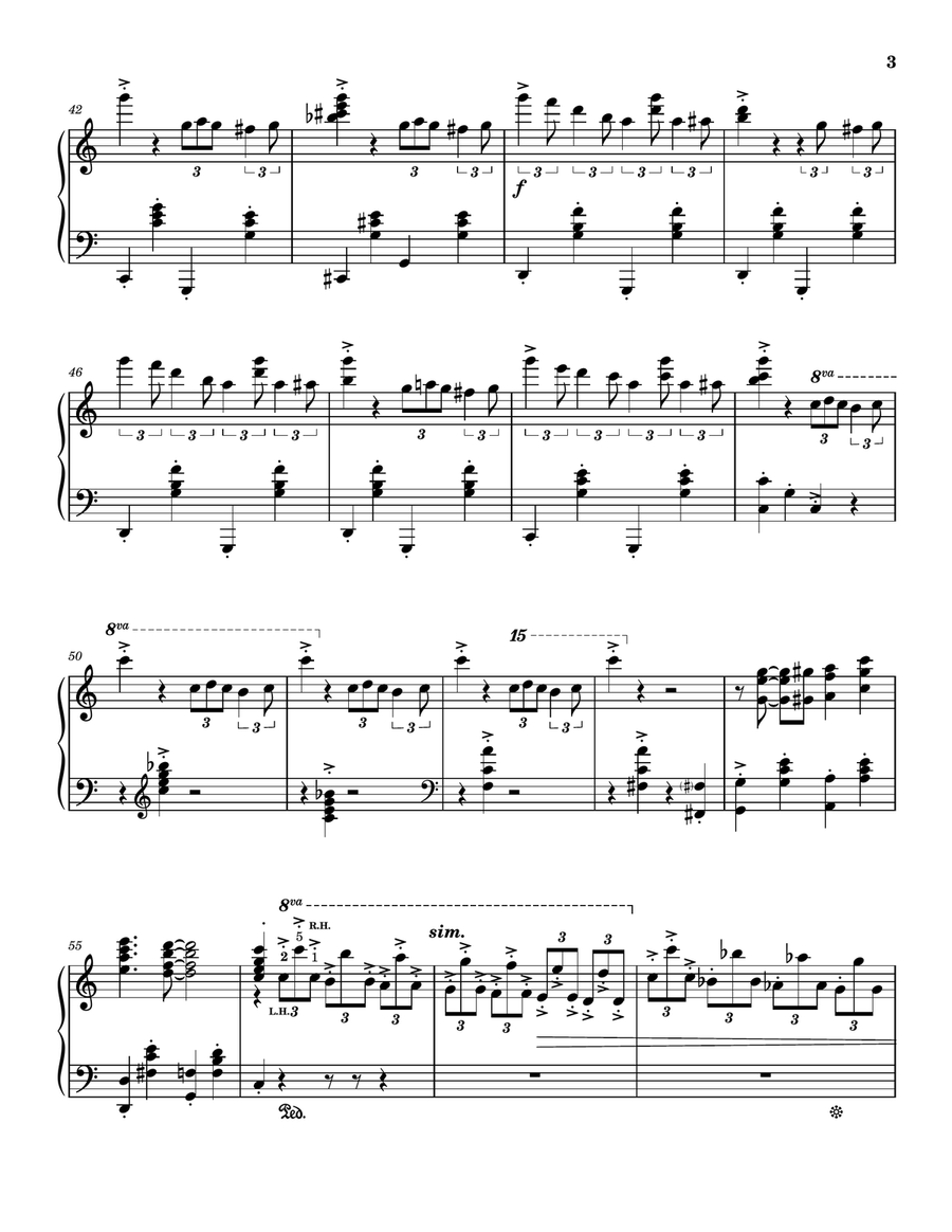 Canadian Capers Piano Solo scores gallery preview page 3