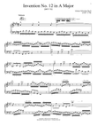 Invention No. 12 In A Major, BWV 783 mini preview