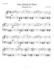 Easy Sailing for Piano