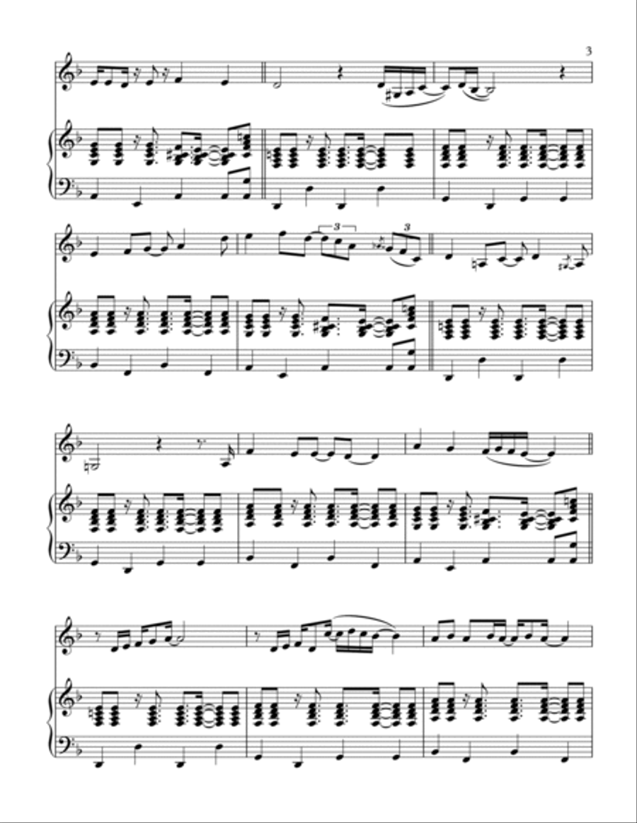 Careless Whisper Electric Guitar scores gallery preview page 4