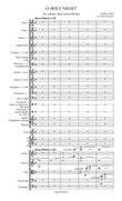 O Holy Night - for soloist, choir and orchestra