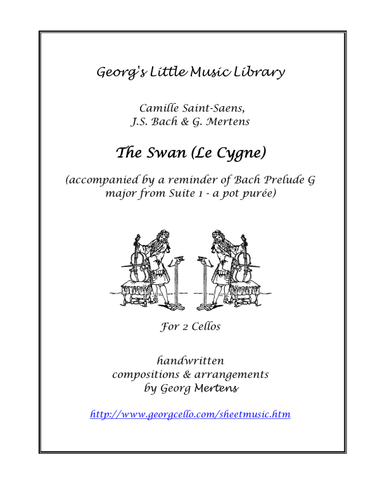 The Swan + Bach Prelude from Cello Suite 1