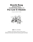 Henrik Rung Selected Pieces And Ricordanza d'Italia 1-5 For Low G Ukulele