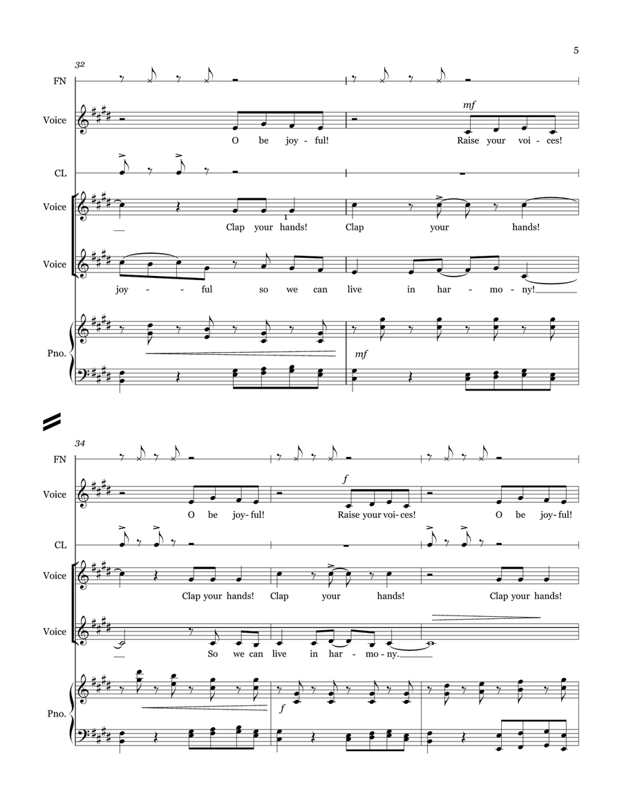 Join Our Song Join Our Song 4-Part scores gallery preview page 6