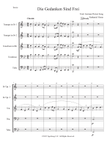 Die Gedanken Sind Frei (Protest Song) for German Brass Quintet