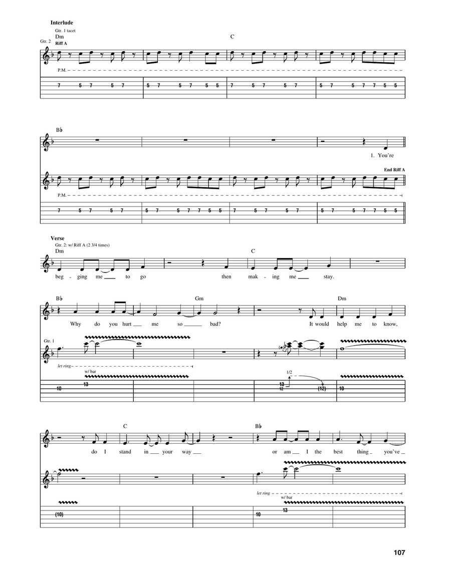 Love Is A Battlefield Love Is A Battlefield Acoustic Guitar scores gallery preview page 4