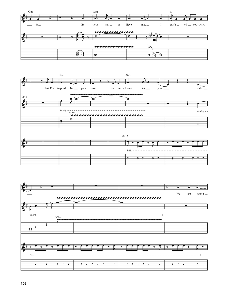 Love Is A Battlefield Love Is A Battlefield Acoustic Guitar scores gallery preview page 5
