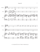 Canon in D (Trio for Trumpet, Violin and Piano) Small Ensemble scores gallery preview page 6