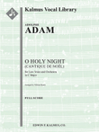O Holy Night (Cantique de Noel) orchestration for low voice in C