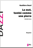Le mot, tombé comme une pierre