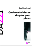 Quatre miniatures simples pour piano