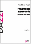 Fragments retrouvés - Trio - Version pour Clarinette, Basson, Marimba