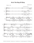 He Is The King Of Glory (Solo and 2-part choir - (Soprano and Tenor) mini preview