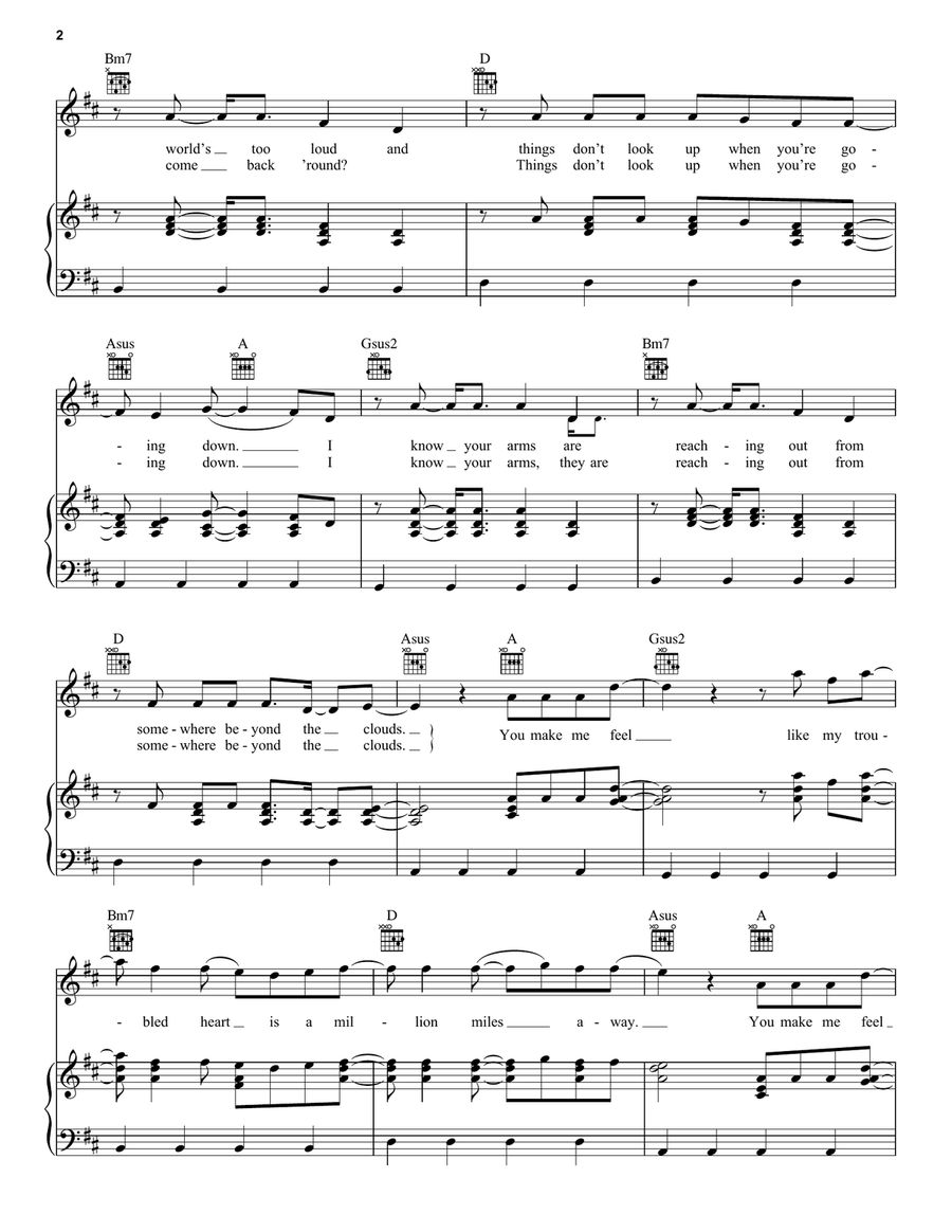 Celestial Celestial Piano, Vocal, Guitar scores gallery preview page 2