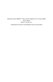 Selections from Mahler’s “Veni Creator Spiritus” for Concert Band (Conductor’s Score)