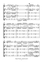 Boogie - Woogie (saxophone quartet) Saxophone Quartet scores gallery preview page 6