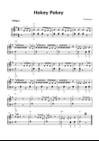 Hokey Pokey (folk song) - piano