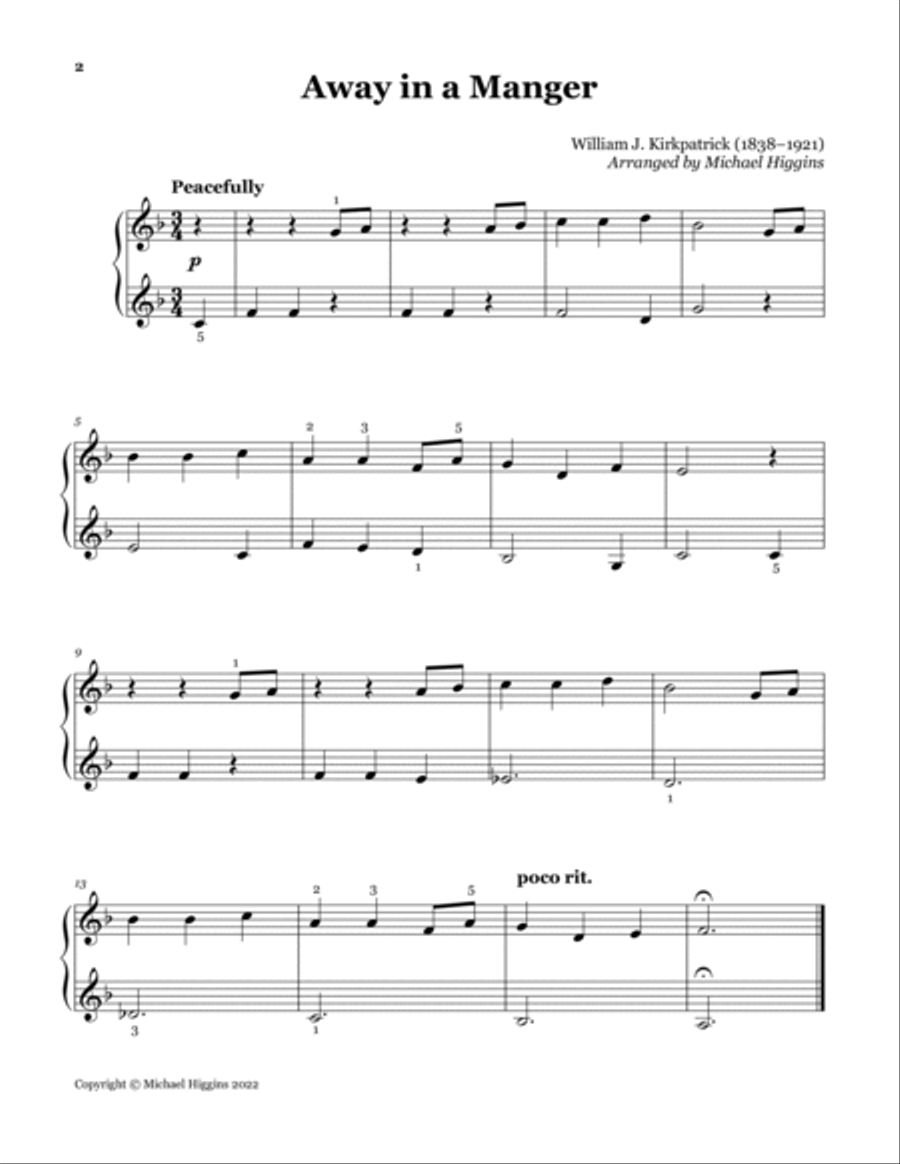 Christmas Piano: 10 Festive Classics for Easy Solo Piano Easy Piano scores gallery preview page 4