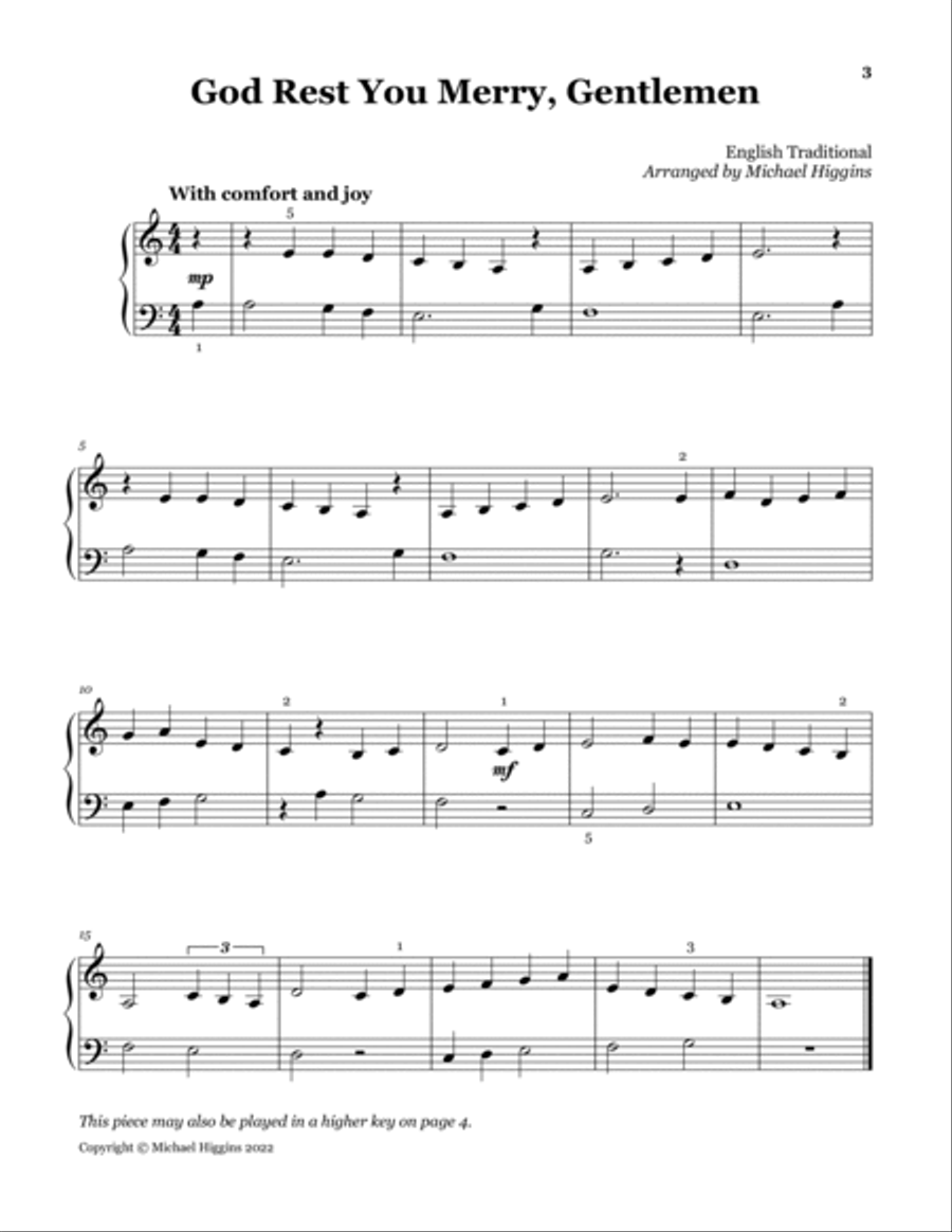 Christmas Piano: 10 Festive Classics for Easy Solo Piano Easy Piano scores gallery preview page 5