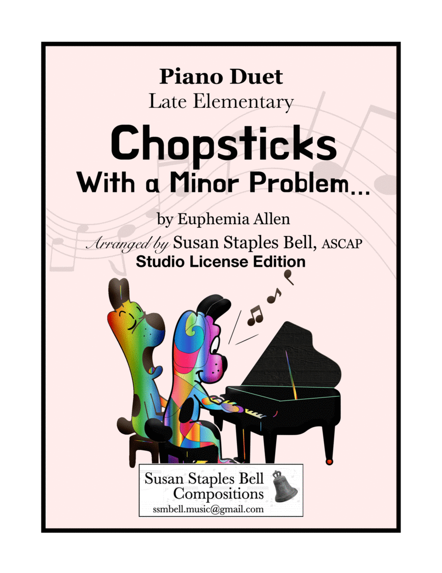 Chopsticks, with a Minor Problem... Piano Method scores gallery preview page 1