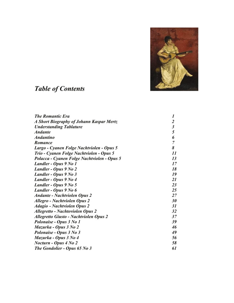 Johann Kaspar Mertz: Selected Pieces For Low G Ukulele Ukulele scores gallery preview page 2