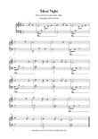 Silent Night - easy piano level
