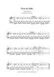 Deck the Halls (intermediate piano)