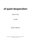 of quiet desperation - Piano Solo