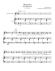Memories Two Movements (Very Pleasant and Rather Sad)