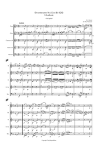 Mozart: Divertimento No.12 in Eb K252 - wind quintet Woodwind Quintet scores gallery preview page 3