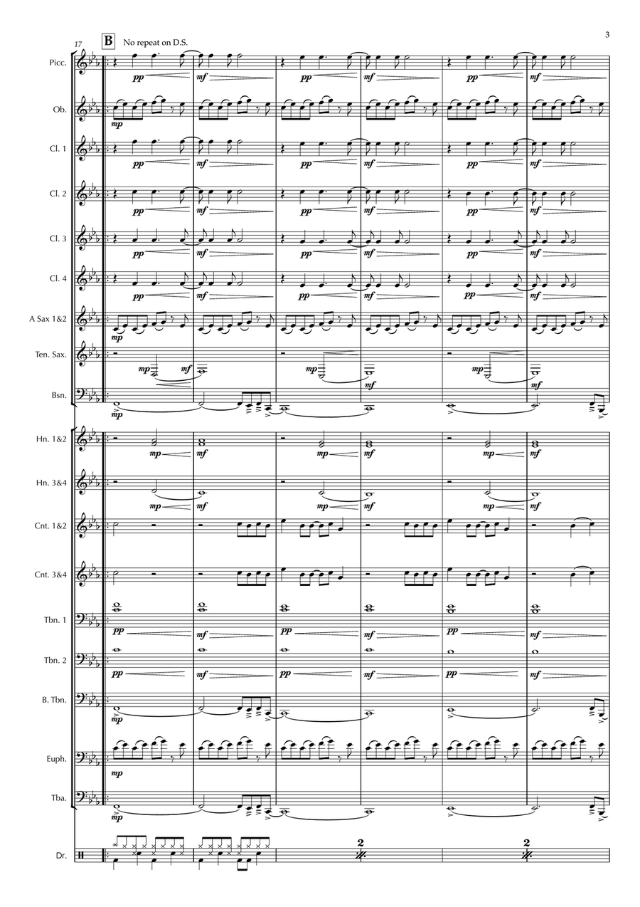 Blinding Lights Blinding Lights Marching Band scores gallery preview page 3