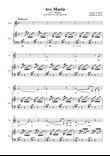 Ave Maria (Bach-Gounod) in C Major for Piano and Voice