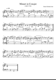 Minuet I In G Major