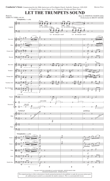 Let The Trumpets Sound - Full Score